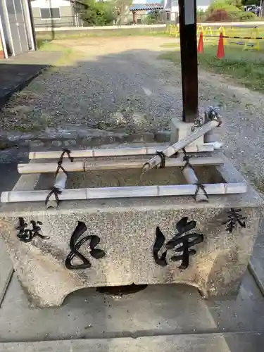 熊野神社の手水舎