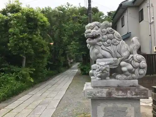 五所神社の狛犬