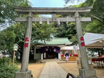 駒込富士神社の鳥居
