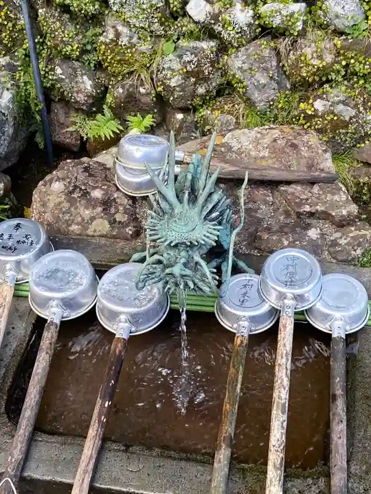 青龍寺の手水舎
