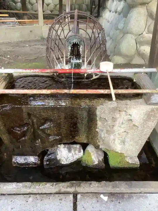 若宮神明社の手水舎