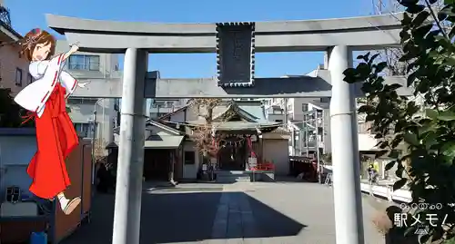 福森稲荷神社の鳥居