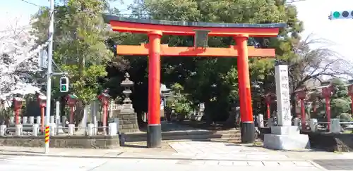 一瓶塚稲荷神社の鳥居
