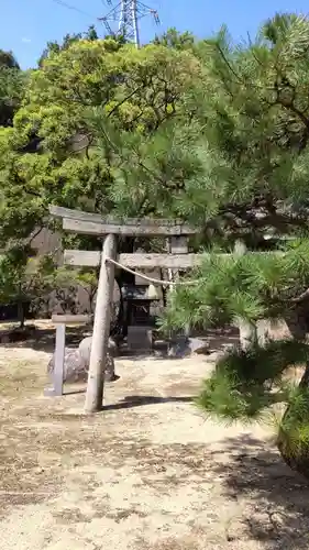 五帝神社の鳥居