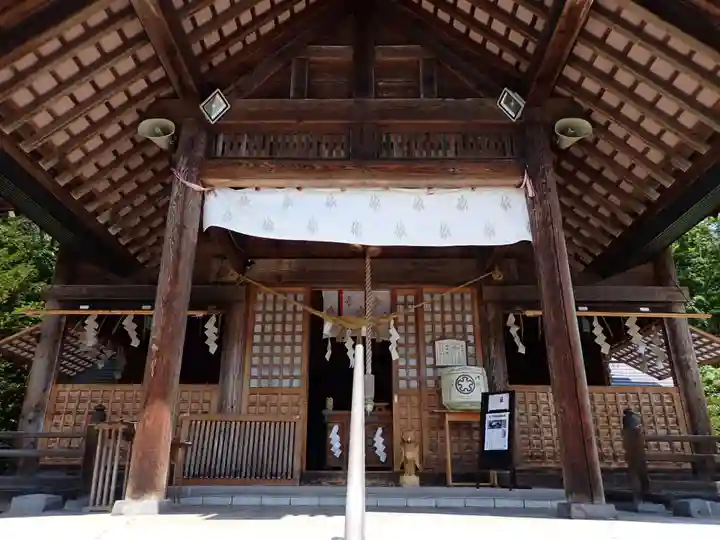 相馬妙見宮 大上川神社の本殿・本堂