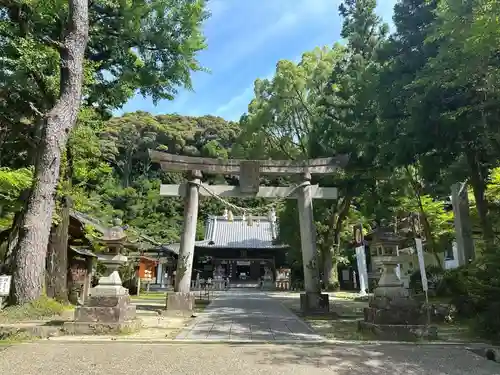 八幡神社松平東照宮の鳥居