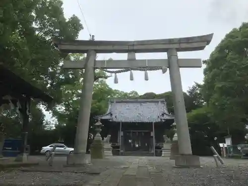 下清水八幡神社の鳥居