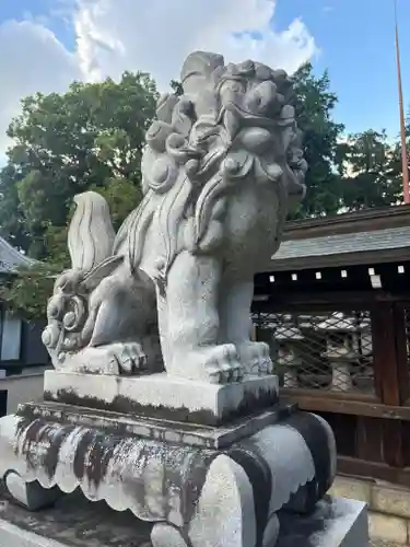 勝部神社の狛犬