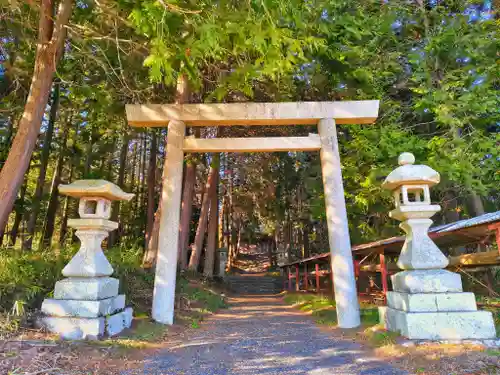 小山神社の鳥居