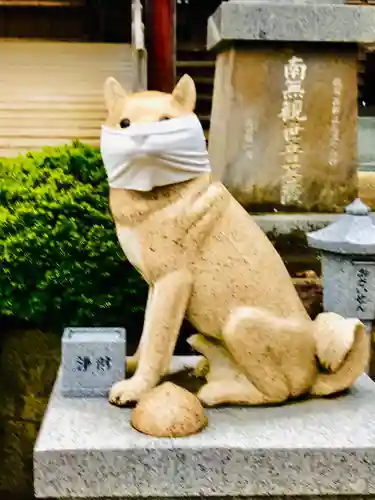 不動院(板橋不動尊)の狛犬