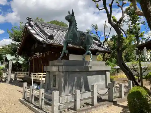 島田神社の狛犬