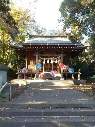 馬場氷川神社の本殿