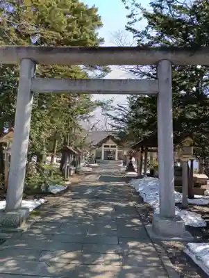 妹背牛神社の鳥居