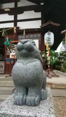 三輪神社の狛犬