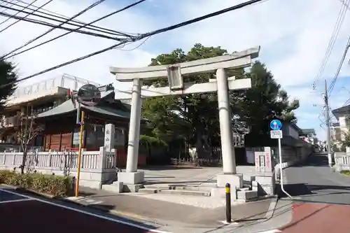 白山神社の鳥居