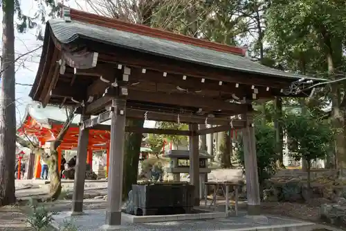 針綱神社の手水舎