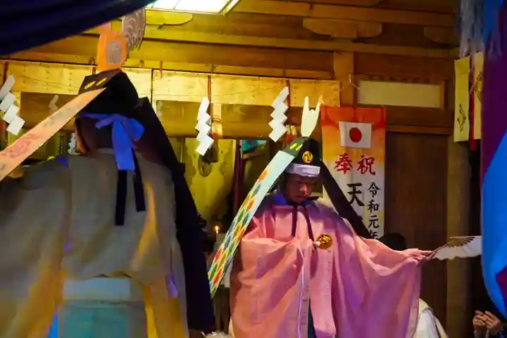 尻岸内八幡神社のお祭り