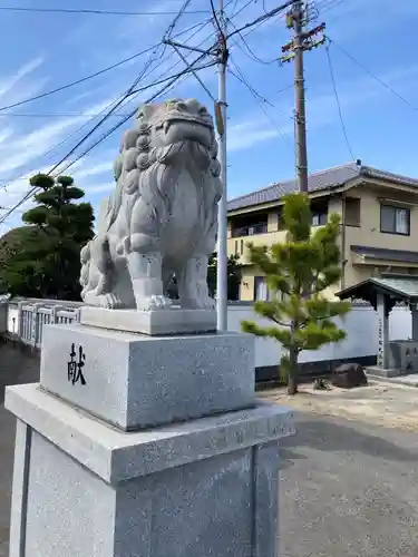 須我神社の狛犬