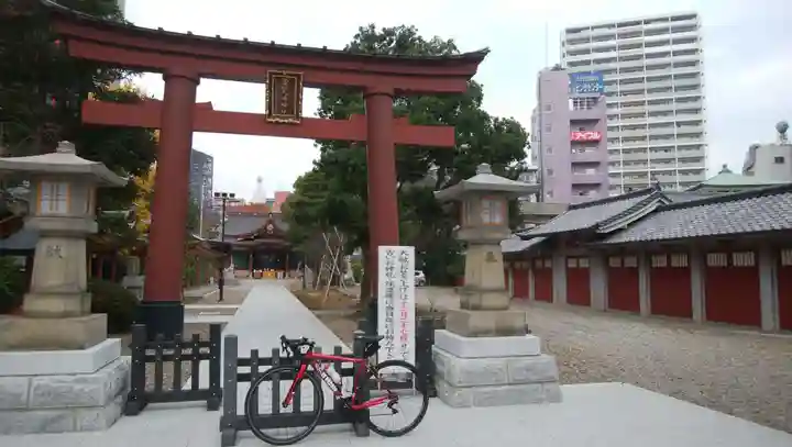 蒲田八幡神社の鳥居