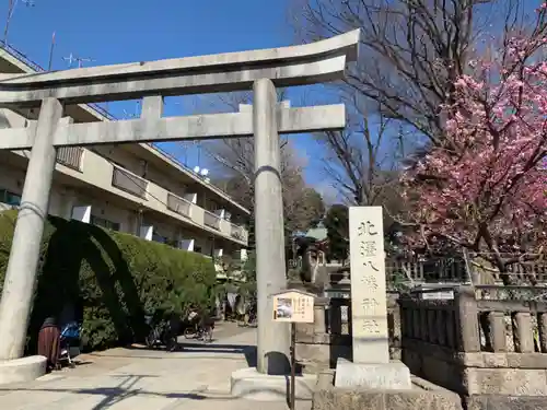 北澤八幡神社の鳥居