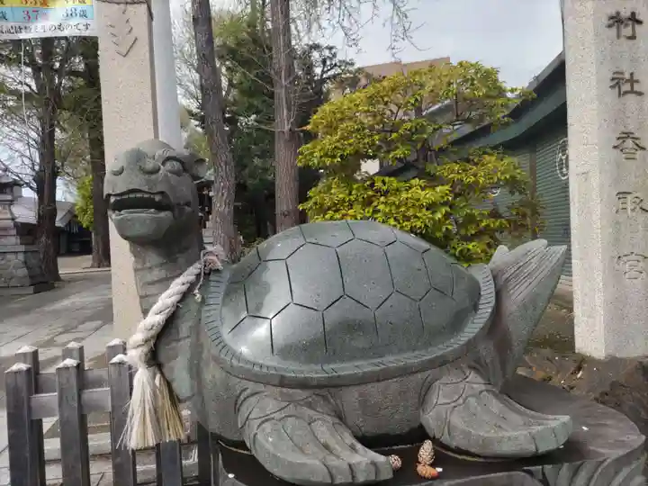 亀有香取神社の狛犬