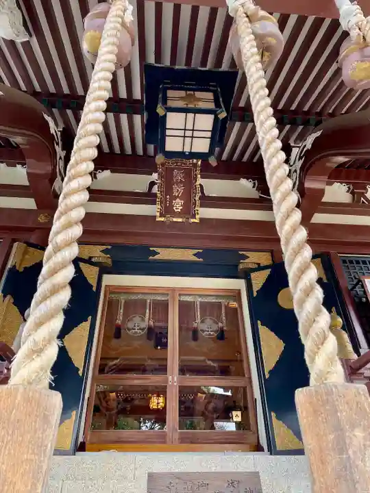 諏訪神社の本殿・本堂