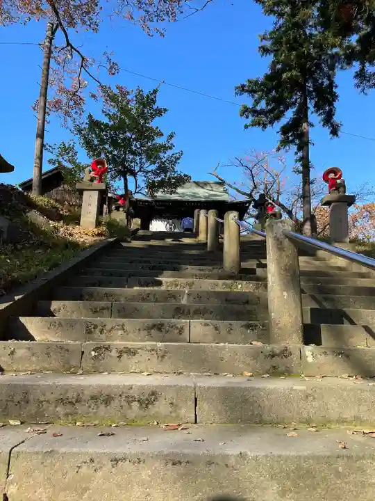 鶴ケ城稲荷神社の山門・神門