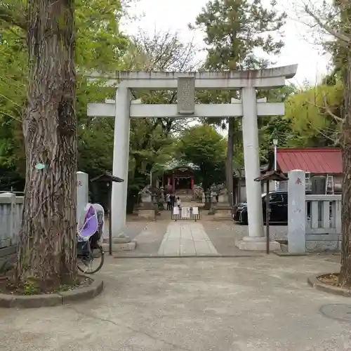 山王稲穂神社の鳥居