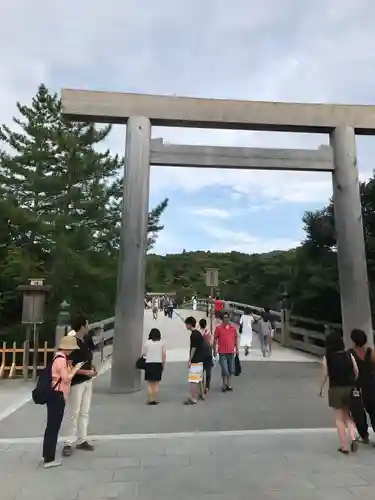 伊勢神宮内宮（皇大神宮）の鳥居