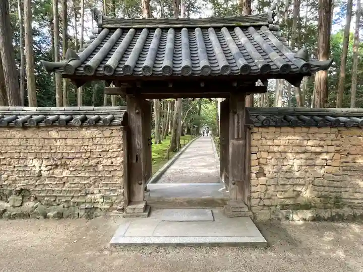唐招提寺の山門・神門