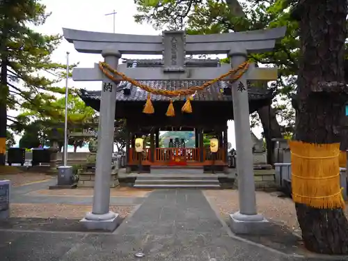 八百富神社の鳥居