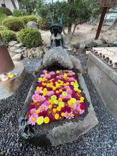 大鏑神社の手水