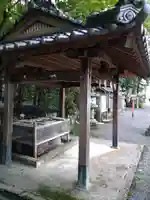 川田神社の手水舎