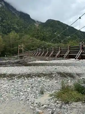 穂高神社奥宮の周辺