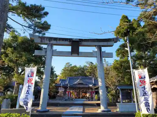 淡河八幡神社の鳥居