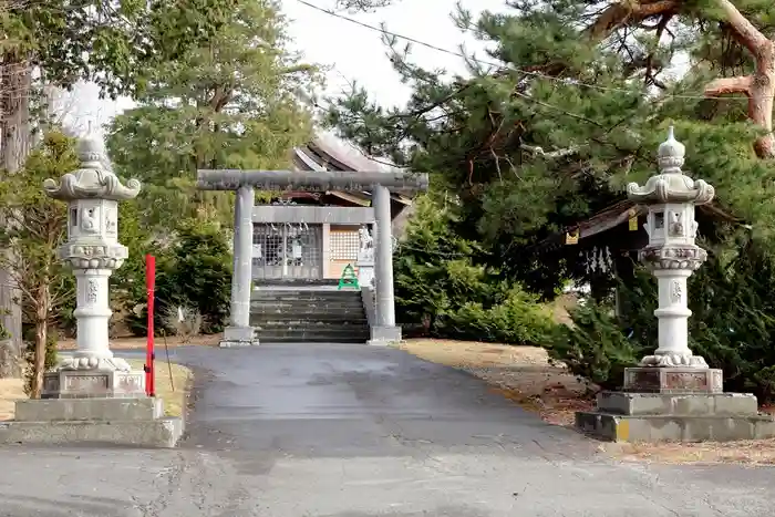 早来神社の鳥居