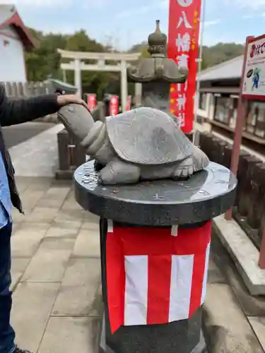 八幡竃門神社の狛犬