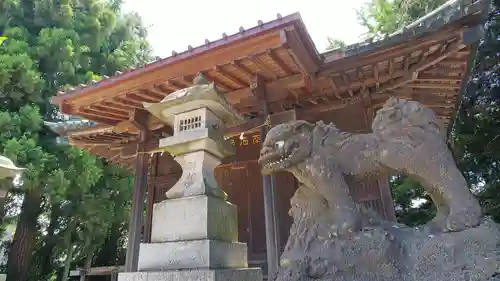 上南畑神社の狛犬