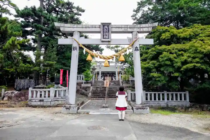 和泉八劔神社の鳥居