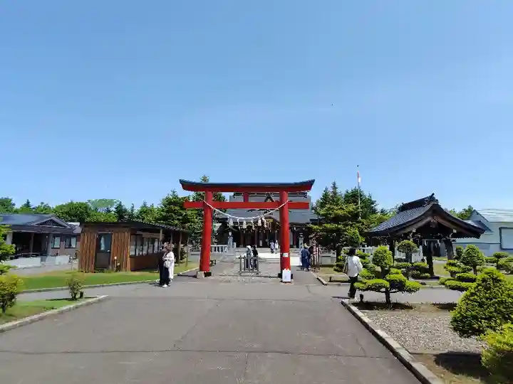 美瑛神社の鳥居