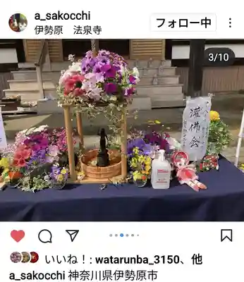 伊勢原 法泉寺のお祭り