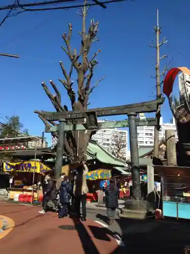 湯島天満宮の鳥居