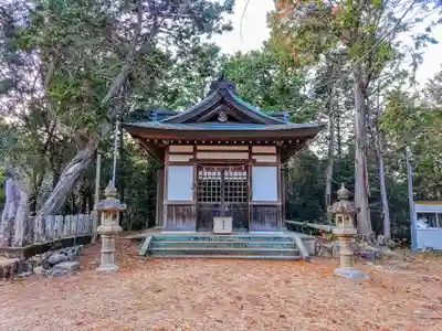 洲原社の本殿・本堂