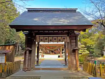 鎌田神明宮の山門・神門