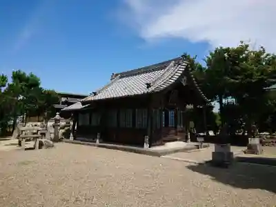 神明社・八幡社合殿(白浜町)の本殿・本堂