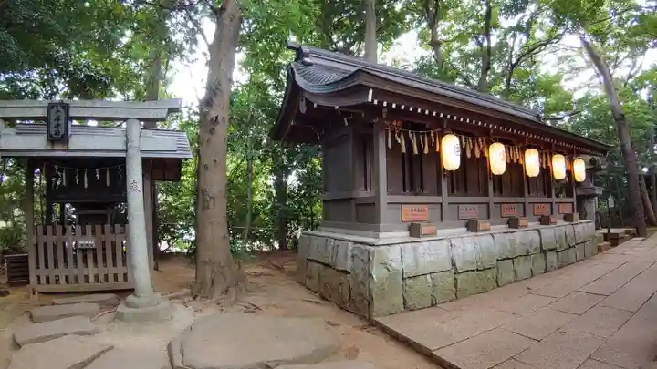 検見川神社の末社・摂社