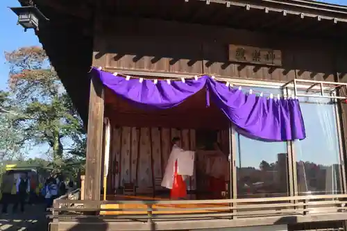 長屋神社の神楽