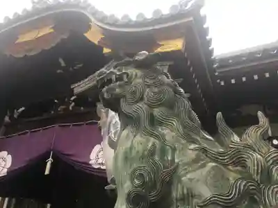 杭全神社の狛犬