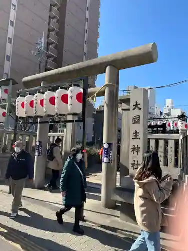 敷津松之宮　大国主神社の鳥居