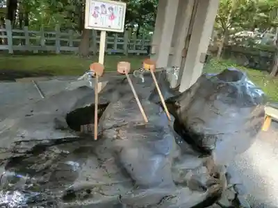 上川神社の手水舎